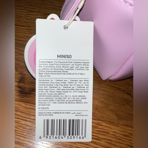 Powerpuff Girls Square Collection Cosmetic Bag - NWT - Picture 6 of 6